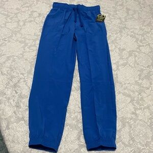 NWT BOYS ATHLETIC WORKS DRIWORKS PANTS COLOR BLUE SIZE  18